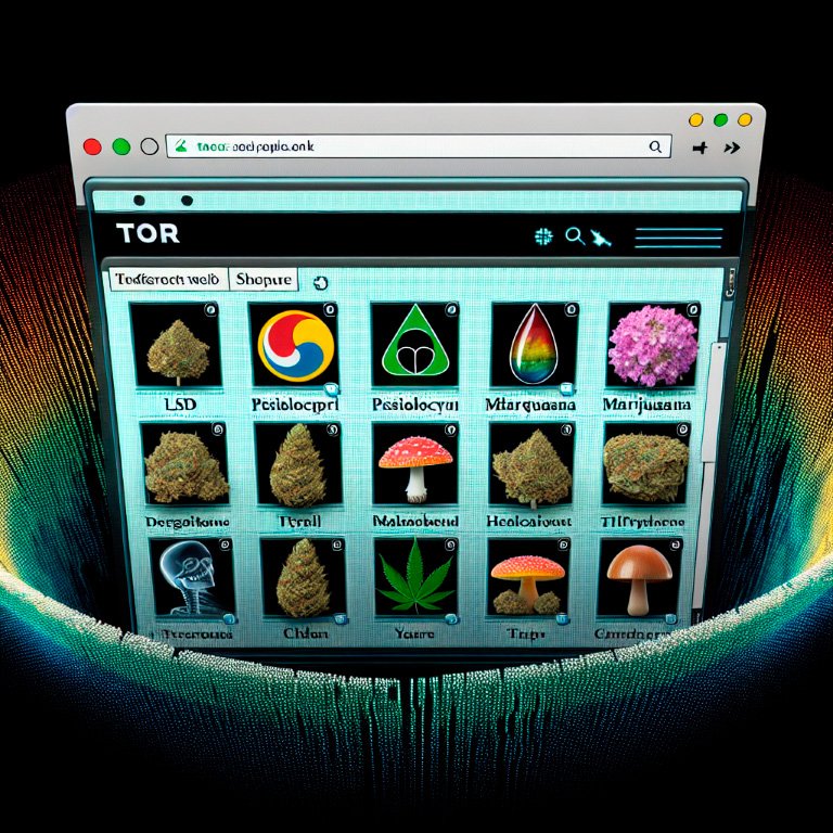Diverse drug options on the darknet dark websites